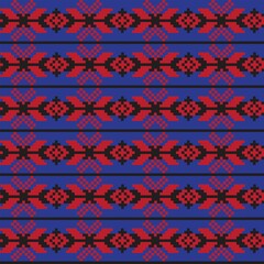 Christmas Fair Isle Seamless Pattern Design