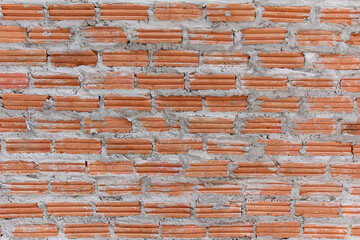 Multi-layered brick walls stacked together.