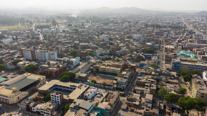 Aerial view of the Chorrillos boardwalk in Lima