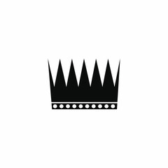Set of crown icons. Collection of crown awards for winners  champions  leadership. Vector isolated elements for logo  label  game  hotel  an app design. Royal king  queen  princess crown.