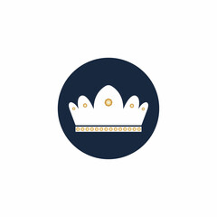 Set of crown icons. Collection of crown awards for winners  champions  leadership. Vector isolated elements for logo  label  game  hotel  an app design. Royal king  queen  princess crown.