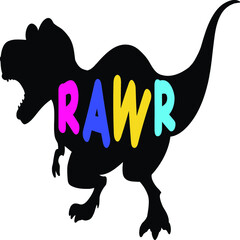Dinosaur T-shirt and SVG Design 