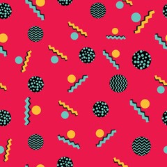 1990's type background seamless pattern