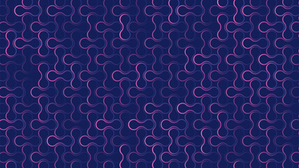 Abstract Geometric Mosaic Background Design, Metaballs Pattern in Editable Vector Format