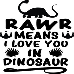 Dinosaur T-shirt and SVG Design 