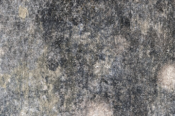 Abandoned old concrete wall surface with scattered heavy grunge texture for background