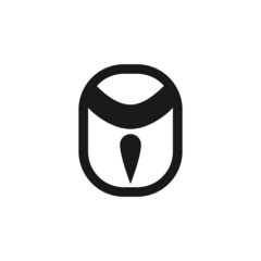 Letter Y Emblem Logo Line monogram. Abstract letter Y logo vector design. Simple, Science, technology, modern, simple.