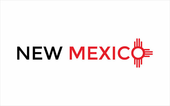 new mexico sun icon logo design vector