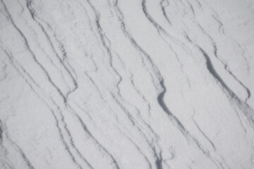 texture of the snow
