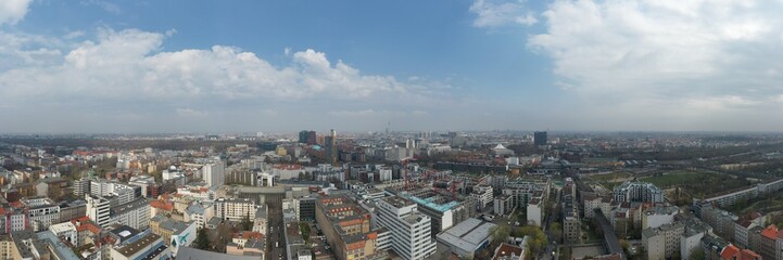 Fototapeta na wymiar Panorama of Berlin City