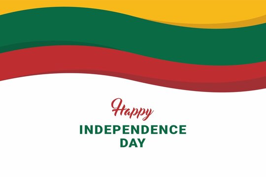 Lithuania Independence Day. Vector Illustration. The illustration is suitable for banners, flyers, stickers, cards, etc.	