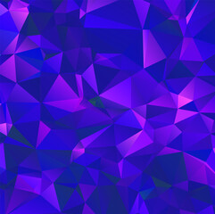 blue and purple geometric pattern triangles polygonal design for web and background, application