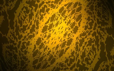 Dark Orange vector doodle bright template.