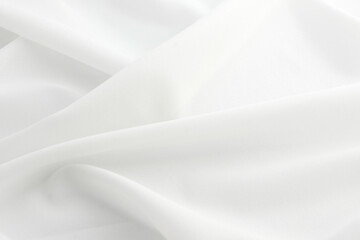Naklejka premium Smooth elegant white silk or elegant satin texture can be used as background, elegant wedding background design.