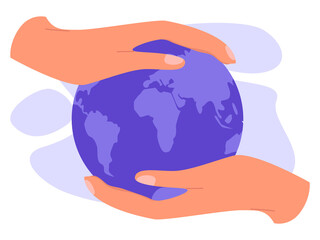 Unity concept. Different people unite together. Connected hands