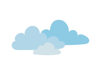 blue clouds design