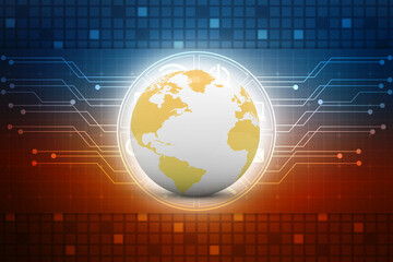 3d illustration of Data sharing concept