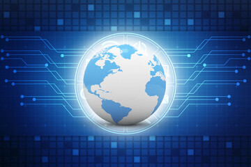 3d illustration of Data sharing concept