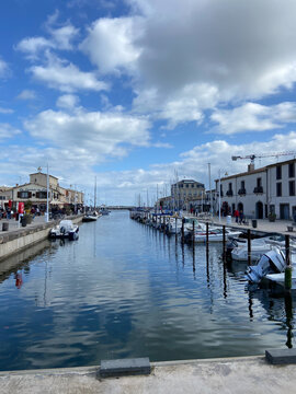 Port de Marseillan sur le lac de Thau, Occitanie