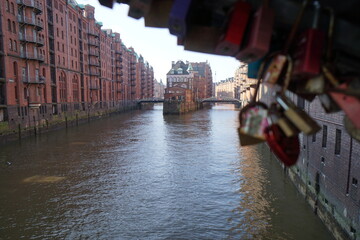 Alte Backsteingeb&auml;ude in Hamburg (Speicherstadt)