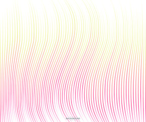 Fototapeta premium Abstract warped Diagonal Striped Background. Vector curved twisted slanting, waved lines texture. Brand new style for your business design.