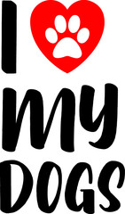 Dog T-shirt and SVG Design 
