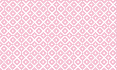 Pink and white square pattern wall
