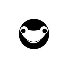 Frog icon template vector