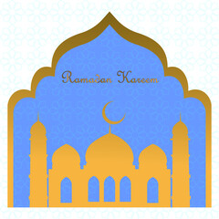 Ramadan kareem background poster design templates