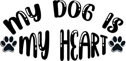 Dog T-shirt and SVG Design 
