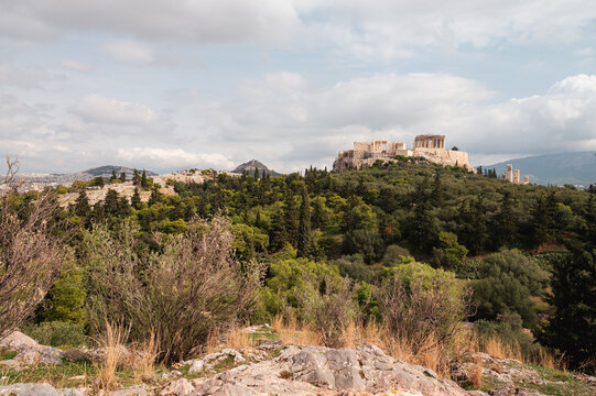 View to acropolis