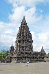 Fototapeta premium Prambanan Temple, the Biggest & Beautiful Temple in Southeast Asia That is Truly Enchanting