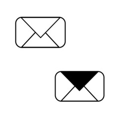 set of mail icon