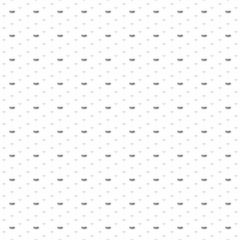 Square seamless background pattern from black top symbols are different sizes and opacity. The pattern is evenly filled. Vector illustration on white background