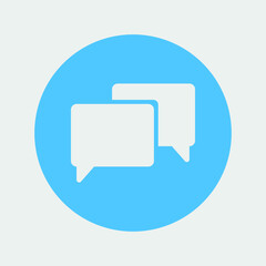 chatting icon vector illustration and symbol for website and graphic design