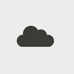 cloud icon vector illustration and symbol for website and graphic design
