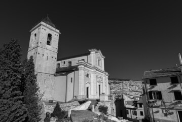 Capracotta, Molise, Italy. Church of S. M. Assunta.