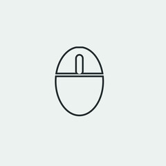 computer mouse  icon vector illustration and symbol for website and graphic design