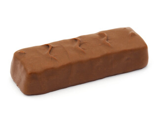 Chocolate bar isolated on white background