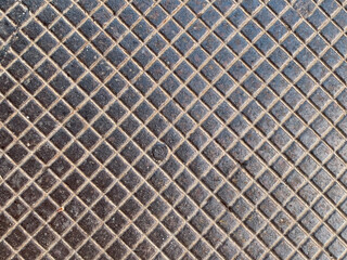 Metallic pattern of diagonal small squares