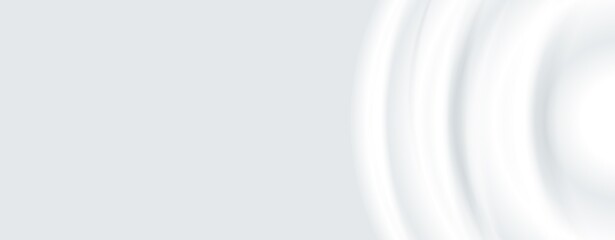 Drop falling into milk, lotion or paint top view