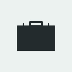 briefcase icon vector illustration and symbol for website and graphic design