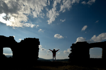 ancient ruins of the castle