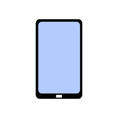 mobile phone icon isolated on a white background