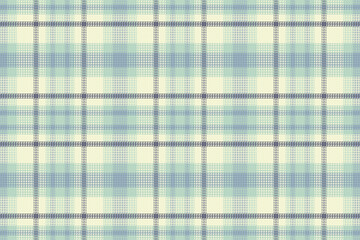 Seamless tartan plaid pattern with texture and pastel color.