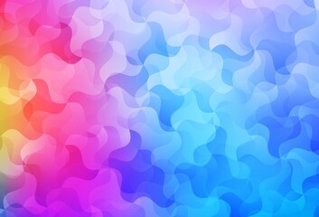 Light Blue, Red vector polygon abstract layout.