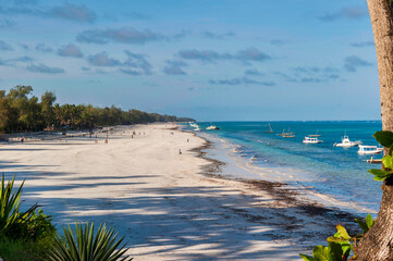 DIani Beach near Mombasa in Kenya