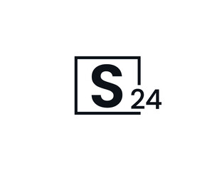 S24, 24S Initial letter logo