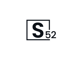 S52, 52S Initial letter logo