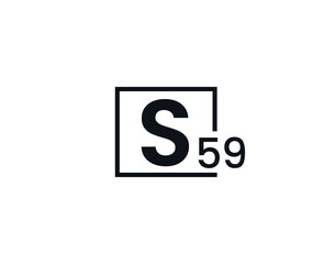 S59, 59S Initial letter logo